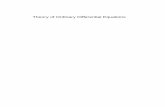Theory of Ordinary Differential Equations - Mathtreiberg/GrantTodes2008.pdfOrdinary Differential Equations An ordinary differential equation (or ODE) is an equation involving derivatives