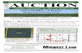 Buena Vista County, Iowa - Midwest Land Management · PDF fileAuctioneer’s Note: Land buyers, don't miss your chance to purchase 2 tracts of highly till-able farmland in Buena Vista