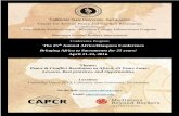 California State University- Sacramento africa conference and... · California State University- Sacramento Center for African Peace and Conflict Resolution ... Umuada Peace-Building