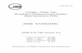 ) ARIB  · PDF fileAssociation of Radio Industries and Businesses OFDMA / TDMA TDD Broadband Wireless Access System (Next Generation PHS) ARIB STD-T95 ARIB STANDARD