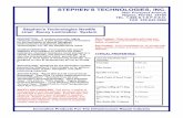 STEPHEN’S TECHNOLOGIES, INC. · PDF filefor the lamination of special fiberglass ... patented by Stephen’s Technologies or for general ... Flexural Strength