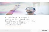 Enabling EPA and Access Control with NetScaler Gateway · PDF fileSolution Guide citri.com Enabling EPA and Access Control with NetScaler Gateway for ADFS and other applications 3