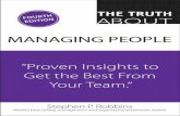 The Truth About Managing People: Proven Insights to Get ...ptgmedia.pearsoncmg.com/images/9780134048437/samplepages/... · THE TRUTH ABOUT MANAGING PEOPLE Proven Insights to Get the