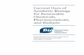 Current Uses of Synthetic Biology for Renewable Chemicals ... · PDF fileCurrent Uses of Synthetic Biology for Renewable Chemicals, Pharmaceuticals, and Biofuels ©2013 Biotechnology