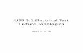 USB 3.1 Electrical Test Fixture · PDF fileFixture Topologies April 5, 2016. Referenced document: EnhancedSuperSpeedPHYComplianceTestSpec_03_17_16.docx Standard-A, Micro-B Page 3 Type-C