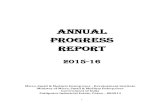 ANNUAL PROGRESS REPORT - Development ...dcmsme.gov.in/ANNUAL_REPORT_2015_16/APR 2015-16 - MSMEDI...1 ANNUAL PROGRESS REPORT 2015-16 Micro, Small & Medium Enterprises - Development