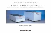 ADP / ADS Series Two - PTB · PDF fileUser’s Manual ADP/ADS Series Two 1/2 ... Dynamic seal 6 - Lubrication disk 7 - Gear casing 1 3 2 5 7 6 4. 3/3 ... ADP/ADS Series Two dry pump