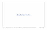 Simulation Basics - University Of Illinoisweb.engr.illinois.edu/~dmnicol/ece541/slides/simulation-basics.pdf · Simulation Basics . ECE/CS 541: Computer System Analysis. ... • Basic