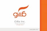 Gilla Inc.gilla.com/wp-content/uploads/2016/09/2016_09_02_GLLA_Investor... · This presentation provides a summary description of Gilla Inc. ... • Limited power ... software developer