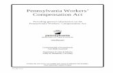 Pennsylvania Workers’ Compensation   Workers’ Compensation Act ... Act Section No. 77 P.S. Sec. No. Act Section No. 77 P.S. Sec. No. ... Workers’ Compensation Self-Insurance