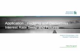 Application : Hedging and Derivatives Interest Rate Swap ... Derivatives.pdf · Application : Hedging and Derivatives Interest Rate Swap and Futures Aramsri Choowongse, CFA ... market