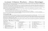 Laser Class Rules - One Designlaserinternational.org/wp-content/uploads/2017/02/2017-Laser-Class... · 34 Laser Class Rules - One Design One of the attractions of the Laser for most