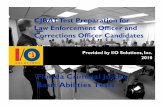 Florida Criminal Justice Basic Abilities Tests - fkcc.edu Justice/Florida... · Florida Criminal Justice Basic ... e opt o ca e u y each question and answer option ... rther penali