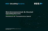 Environmental & Social QualityScore - Home - ISS · PDF fileEnvironmental & Social QualityScore ... numeric, decile-based score that indicates a company’s disclosure practices relative