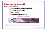 Honeywell SPOC Manual Rev K ... - Schmiede · PDF fileAerospace Supplemental Purchase Order Conditions Manual May 1, 2012 Revision K This manual contains requirements that are applicable