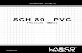 SCH 80 PVC.indd - speakcdn.com 80 - PVC Pressure Fittings DIMENSIONAL CATALOG. SCHEDULE 80 PVC Tee Part No Size (in) L H G 801‐002 ¼ 1 7/8 15/16 5/16 ... 820‐030 3 8 1/4 4 1/8