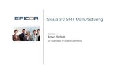 iScala 2.3 SR1 Manufacturing - Advanced Manufacturing â€¢ Extends iScala Manufacturing â€“ Larger site support â€¢ Multi-threaded calculations on x32 or x64 bit servers