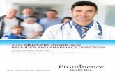 2017 MEDICARE ADVANTAGE PROVIDER AND PHARMACY DIRECTORYprominencemedicare.com/wp-content/uploads/2017/10/N-TX-MA-Oct-2… · 2017 MEDICARE ADVANTAGE PROVIDER AND PHARMACY DIRECTORY