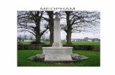 MEOPHAM WAR MEMORIAL - Kent Fallen REPORTS/MEOPHAM.pdf · Meopham is a large rural parish, ... Napier Road, Royal Tunbridge Wells, late of ... Son of Albert and Martha Durling of