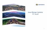 Jasa Marga Update FY 2016cms.jasamarga.com/id/hubunganinvestor/Update Triwulan/JM...Section 1 Serpong-Pamulang: 30.40%-Kunciran-Serpong 11.19 km 60% Rp 2.86 trillion 35 years from