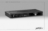 MAX 160 Operation Manual - assets.peavey.comassets.peavey.com/literature/manuals/max160_manual.pdfMAX® 160 Operation Manual ... Professional Bass Amplifier ... Damage to the equipment