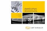Application Services for Automotive - L&T Infotech · PDF fileApplication Services for Automotive Our Business Knowledge, Your Winning Edge. ... Partnership with leading analyst firms