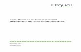 Consultation on revised assessment arrangements for · PDF fileConsultation on revised assessment arrangements for GCSE computer science Ofqual 2017 2 About this consultation We have