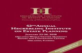 52nd Annual Heckerling Institute on Estate Planningmedia.law.miami.edu/heckerling/2018/Brochure/52_heckerling...Michael M. Gordon Gordon, Fournaris & Mammarella, P.A. Wilmington, Delaware