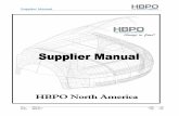 HBPO North America · PDF file4.8.3 PPAP Check List 13 4.8.4 Dimensional Results 13 ... Sub-suppliers that provide production goods and services must implement and document appropriate