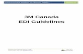 3M Canada EDI Guidelines - iconnect-corp. · PDF file3M Canada EDI Guidelines ... as well as a email version of the 864 Text Message while ... be responsible for confirming that Communication