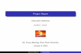 Abdurahim Rakhman - WikiSpaces · PDF fileProject Report Abdurahim Rakhman (11/30/11 - 1/6/12) ILL Group Meeting, Penn State University January 9, 2012 Abdurahim Rakhman Project Report