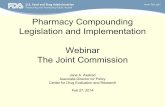 Pharmacy Compounding Legislation and Compliance with current good manufacturing practice (CGMP) (section ... compounding must be by or under ... identify pharmacies with deficient
