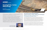 Insights into Mining - KPMG corporate filings of five major Canadian mining companies ... as companies seek to improve the risk profile of their portfolios ... Insights into Mining.