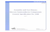 Assembly and Test Houses: Discrete Semiconductor ... · PDF fileDiscrete Semiconductor Components Generic Specification No. 5200 ... Discrete Semiconductor Components Generic Specification