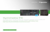 Symmetra PX - APC by Schneider Electric PX Scalable from 10 kW to 500 kW. Parallel capable up to 2,000 kW. High performance, right-sized, modular, scalable, three-phase power protection