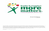 Brand Guidelines - PBH Foundation Guidelines July 2013 The Fruits & Veggies—More Matters® Brand Guidelines were jointly developed by Produce for Better Health Foundation (PBH) and