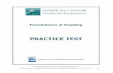 Foundations of Reading Practice Test (PDF) - … test and an official Foundations of Reading test, ... A beginning-level English Language ... short and long vowel sounds in English?