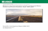 Methane Gas Concentration in Soils and Ground … Gas Concentration in Soils and Ground Water, Carbon and Emery Counties, Utah, 1995-2003 By B.J. Stolp, A.L. Burr, and K.K. Johnson