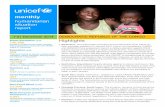 monthly - Home | UNICEF humanitarian situation report Highlights North Kivu: The diplomatic ultimatum for the Rwandan Hutu FDLR re-bels’ surrender passed on 2 January 2015. Due to