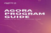 AGORA PROGRAM GUIDE - Markit Monday 3/6 to Friday 3/10 Discovery & Technology Showcase Industrial IoT with augmented reality. Emerson Agora Discovery A: Monday to Friday Energy in
