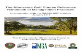 The Minnesota Golf Course Reference Handbook of … GC Reference Handbook...Foreword As current and past Presidents of the Minnesota Golf Course Superintendents Association, It is