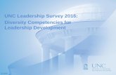 UNC Leadership Survey 2016: Diversity …/media/Files/documents/executive...UNC Leadership Survey 2016: Diversity Competencies for ... Talent Management, and ... conducted the 2016