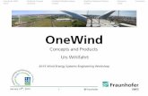 OneWind - Concepts and Products Concepts and Products Urs Wihlfahrt ... Example Rotorblade component Laminat - t r Laminat Beam Modal 1 z x/R 1 1 y x/R …