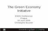 The Green Economy  · PDF fileThe Green Economy Initiative ESDN Conference Prague ... - Energy/fuel crisis ... is a new engine for growth,