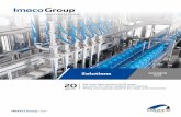 · PDF fileDesign ImacoGroup 2 Imaco Group • Filling machines ... Anti spin device to stabilize bottle during closing. PLC with colour touch ... Semi-automatic filling system