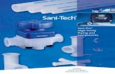 Sani-Pro High-Purity Piping and Components - Saint-Gobain · PDF fileSani-Tech® High-Purity Piping Systems utilize only the highest purity materials and ... path with no pockets to
