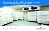 Copeland ScrollTM Compressor - Emerson · PDF fileSound level of eight (8) ... Oil Sight Glass Ease of Service ... Indonesia PT Emerson Indonesia Wisma 46 - Kota BNI, 16th Floor,