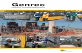 At Genrec, we know that a company’s products Engineering Brochure.pdf · At Genrec, we know that a company’s products ... Xsteel, Autocad, Strucad and Strumis, ... training and