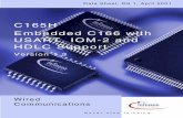 C165H Embedded C166 with USART, IOM-2 and HDLC … Sheets/Infineon PDFs/C165H.pdf · C165H Embedded C166 with USART, IOM-2 and HDLC Support Version 1.3 ... 11 1.1 Key Features ...