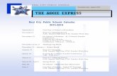 THE AGGIE EXPRESS - Beal City  · PDF filePage 2 THE AGGIE EXPRESS ... x Earnings from work x A child has a job where they earn a salary or wages. ... (TANF) or FIP x The Food